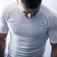Load image into Gallery viewer, PRO RANKED RASHGUARD WHITE