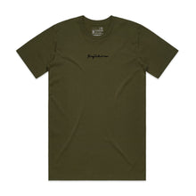 Load image into Gallery viewer, PRO SIGNATURE HEAVYWEIGHT EMBROIDERED TEE OLIVE