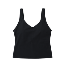 Load image into Gallery viewer, WOMENS SEAMLESS TANK BLACK