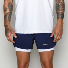 Load image into Gallery viewer, PRO 2 IN 1 LINER SHORTS NAVY
