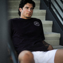 Load image into Gallery viewer, ROOTED HEAVYWEIGHT EMBROIDERED TEE CRIMSON