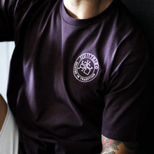 Load image into Gallery viewer, Jiujiteiro Rooted Heavyweight Embroidered Tee Black – Jiu jitsu tee