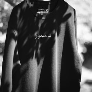 EMBLEM CREW SWEATER BLACK