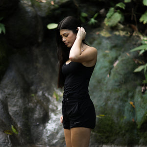 WOMENS SEAMLESS TANK BLACK