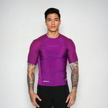 Load image into Gallery viewer, PRO RANKED RASHGUARD PURPLE