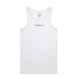 PRO HEAVYWEIGHT RIBBED TANK WHITE