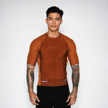 Load image into Gallery viewer, PRO RANKED RASHGUARD BROWN