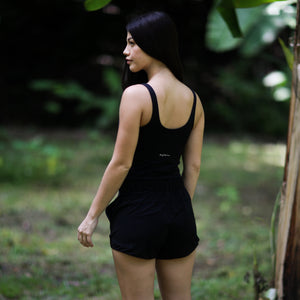 WOMENS SEAMLESS TANK BLACK