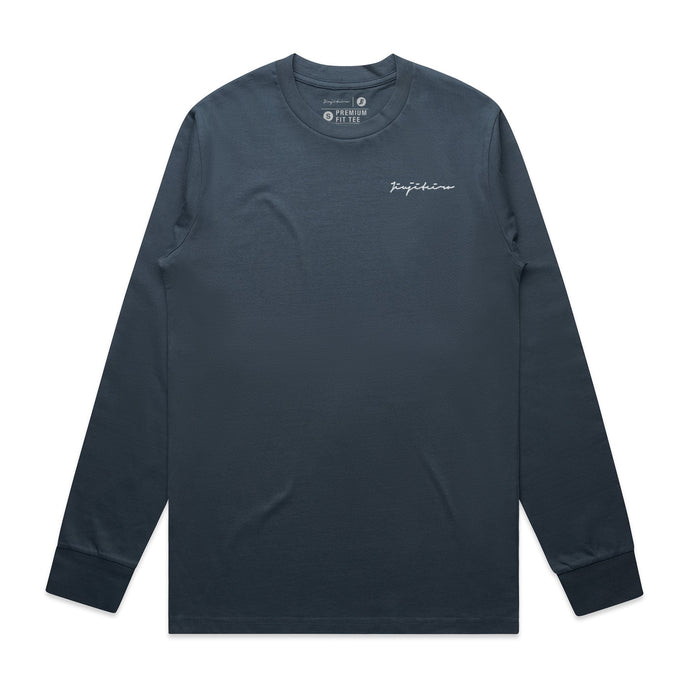 PRO EMBLEM LONGSLEEVE PETROL BLUE
