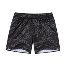 Load image into Gallery viewer, X-TRAIN NO-GI SHORTS BLACK LEOPARD