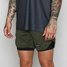 Load image into Gallery viewer, PRO 2 IN 1 LINER SHORTS OLIVE