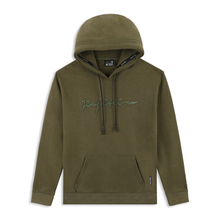 Load image into Gallery viewer, Jiujiteiro Pro Hoodie Tech-Flex™️ Big Sig Olive – Jiu jitsu hoodie, grappler apparel