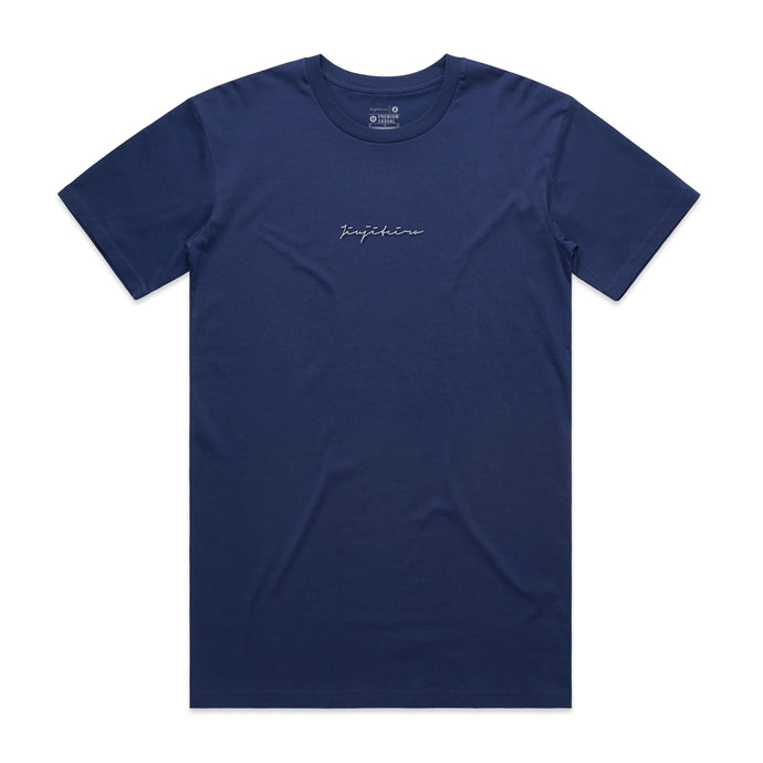 PRO SIGNATURE HEAVYWEIGHT EMBROIDERED TEE NAVY