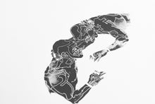 Load image into Gallery viewer, Jiujiteiro Artist Collection Series - "Grappler" Poster – BJJ accessory, jiu jitsu gear
