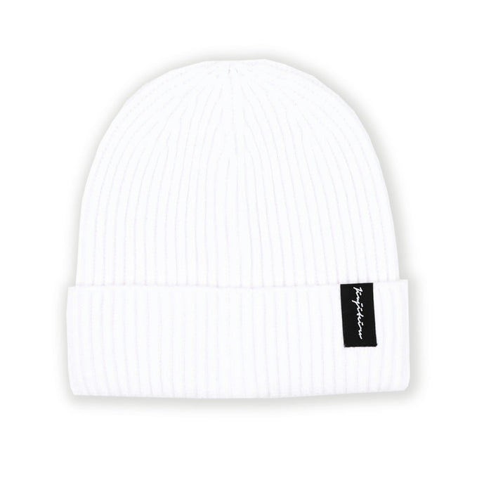 SIGNATURE BEANIE WHITE