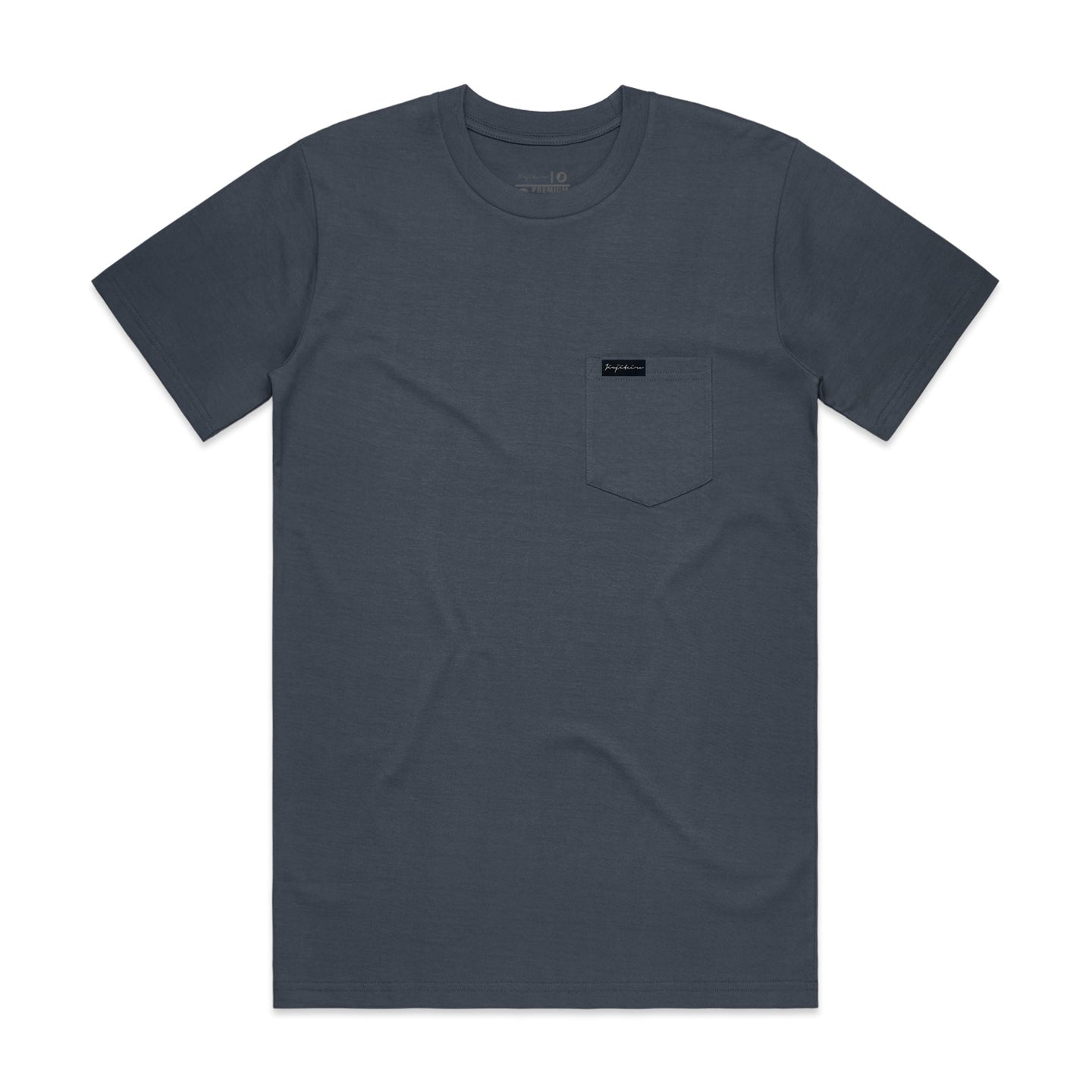 ESNTL POCKET TEE PETROL BLUE
