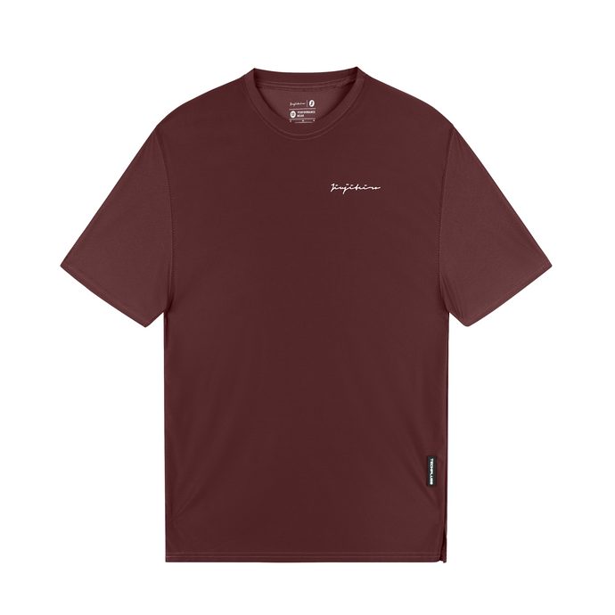 OVERSIZED PRO WORKOUT SHIRT MAROON