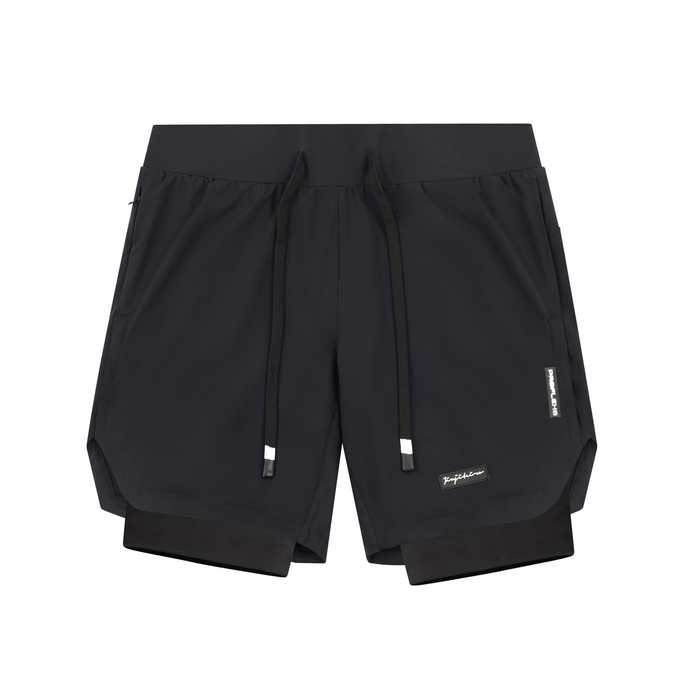 PRO 2 IN 1 LINER SHORTS BLACK