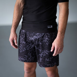 X-TRAIN NO-GI SHORTS BLACK LEOPARD