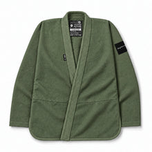 Load image into Gallery viewer, Core Gi Olive – 400GSM jacket flat lay