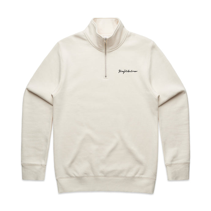 1/2-ZIP PULLOVER NATURAL