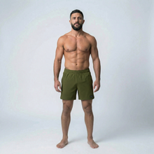 Load image into Gallery viewer, Jiujiteiro Core NO-GI Shorts Olive – BJJ No-Gi Shorts, grappling shorts
