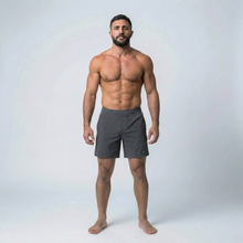 Load image into Gallery viewer, Jiujiteiro Pro Midweight NO-GI Shorts Gray – BJJ No-Gi Shorts, grappling shorts