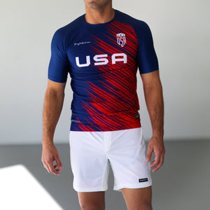 USA PRO HALF SLEEVE RASHGUARD