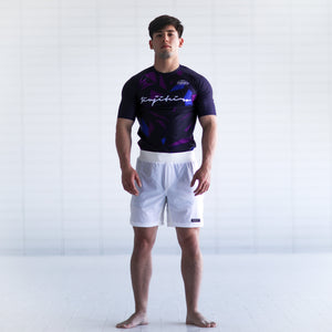 PURPLE VECTOR PRO HALF SLEEVE RASHGUARD