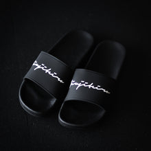 Load image into Gallery viewer, Jiujiteiro Dlux Slides Black – BJJ accessory, jiu jitsu gear