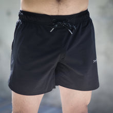 Load image into Gallery viewer, Jiujiteiro Pro Workout Shorts Black – Lifestyle shorts product view