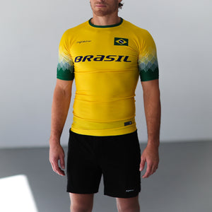 BRASIL PRO HALF SLEEVE RASHGUARD