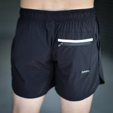 Load image into Gallery viewer, Jiujiteiro Pro Workout Shorts Black – Lifestyle shorts product view