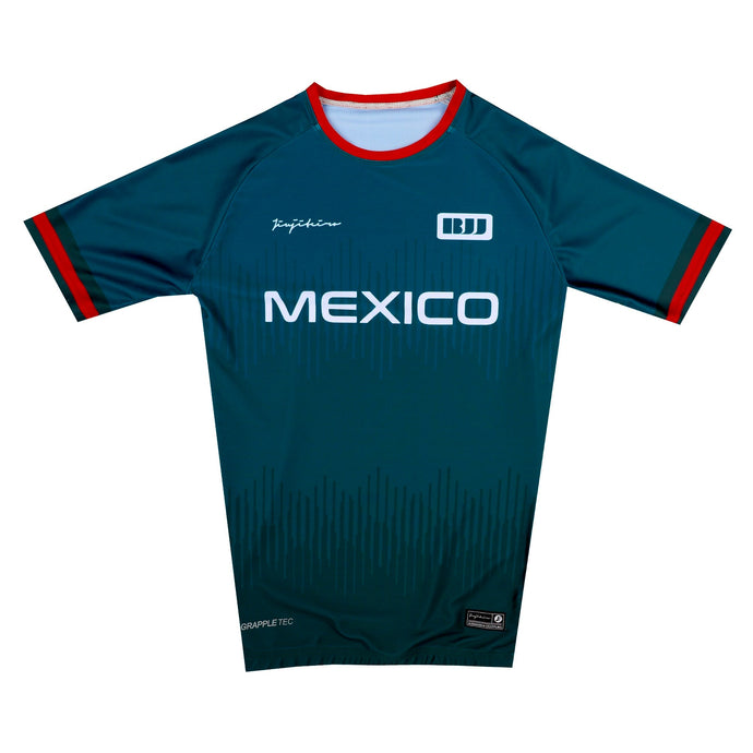 MEXICO PRO HALF SLEEVE RASHGUARD