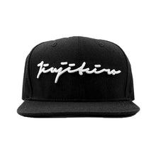 Load image into Gallery viewer, Jiujiteiro Signature Snap Back Black – BJJ snapback, jiu jitsu headwear