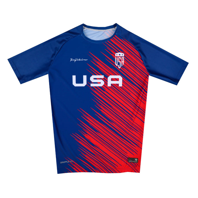 USA PRO HALF SLEEVE RASHGUARD