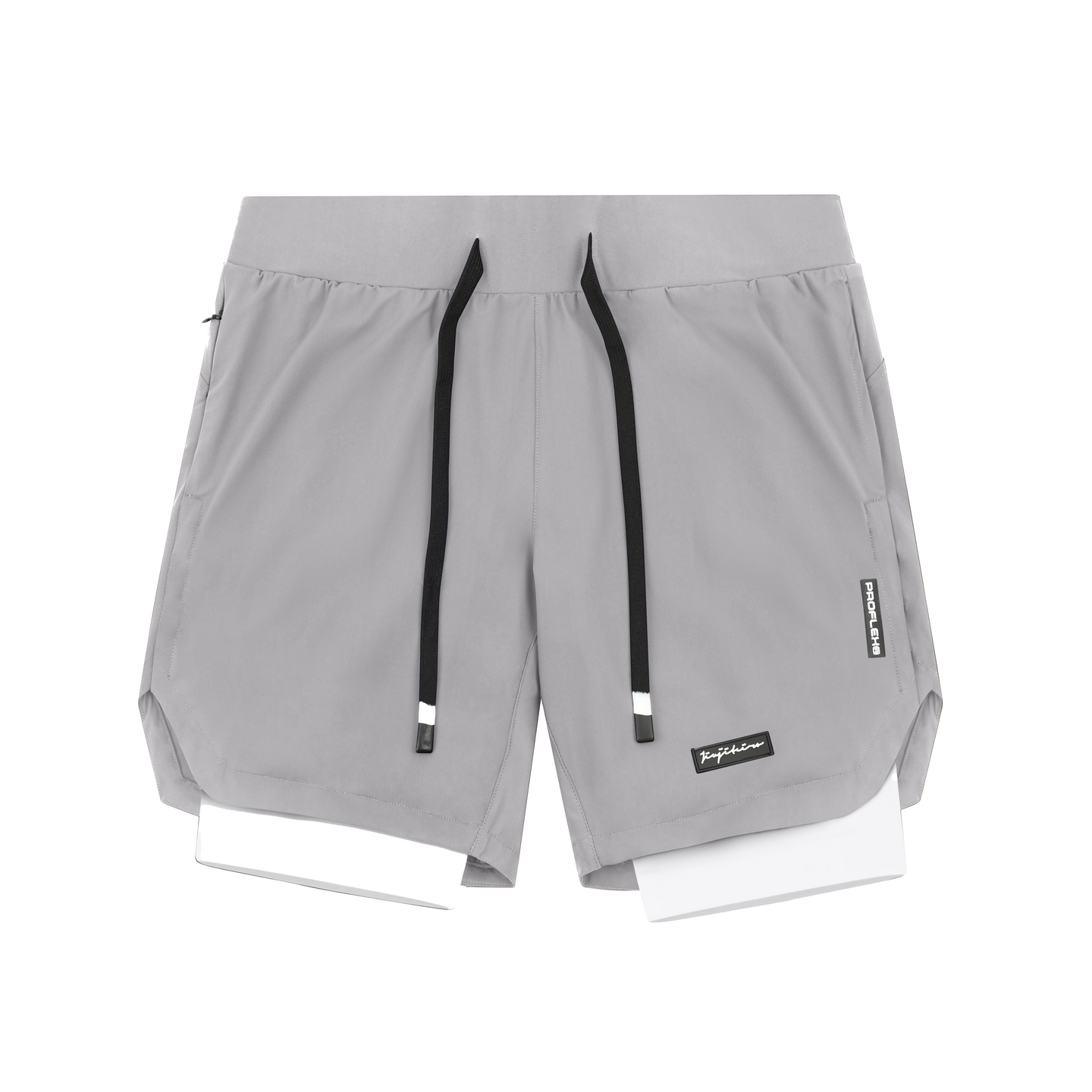 PRO 2 IN 1 LINER SHORTS GRAY
